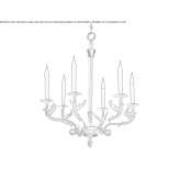 Bronze chandelier Logstrup