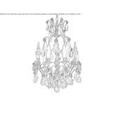 Crystal chandelier Molos