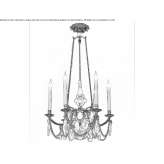 Crystal chandelier Rzgow