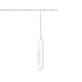 Crystal pendant lamp Pradines