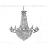 LED crystal chandelier Cajvana