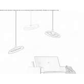 Adjustable metal LED pendant lamp Ezkurra