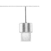 Metal LED hanging lamp Badsey