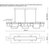 Kryształowa lampa wisząca LED Boquira