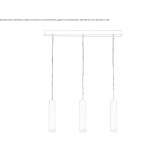 Aluminum LED hanging lamp Smedsby