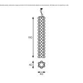 LED hanging lamp Olym