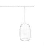 Murano glass hanging lamp Tuulos