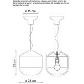 Ceramiczna lampa wisząca Ebringen