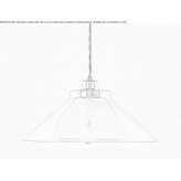Handmade brass hanging lamp Branzi
