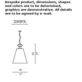 LED hanging lamp Egerci