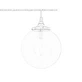 Handmade glass pendant lamp Gschnitz