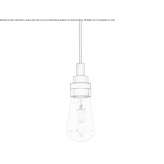 Handmade hanging lamp Ugale