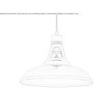 Handmade copper hanging lamp Bombala