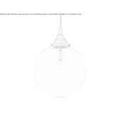 Szklana lampa wisząca Gschnitz