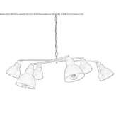 Brass chandelier Svedala