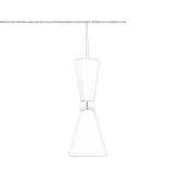 Handmade brass hanging lamp Cozieni