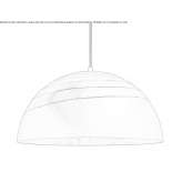 Handmade metal hanging lamp Jemgum