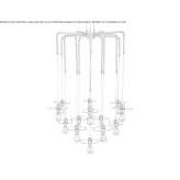 Brass chandelier Centallo
