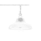 Hanging lamp made by hand from blown glass Bala