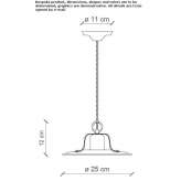 Metalowa lampa wisząca Olathe