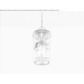 Handmade hanging lamp Foca