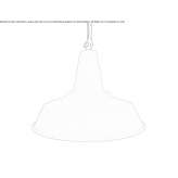 Aluminum hanging lamp Kawungan