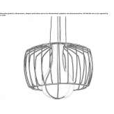 Murano glass hanging lamp Pretzsch