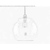 Handmade hanging lamp Priekuli