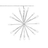 Brass chandelier Dalaman