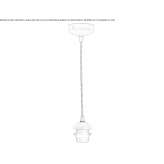 Handmade hanging lamp Migne