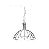 Murano glass hanging lamp Calderas