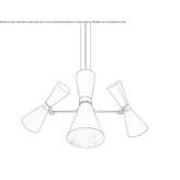 LED chandelier Cozieni