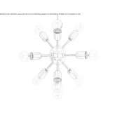 Brass pendant lamp Irakleio