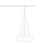 Ręcznie robiona mosiężna lampa wisząca Crete