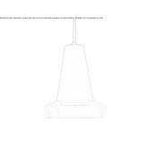 Ręcznie robiona mosiężna lampa wisząca Crete