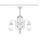 Handmade brass chandelier Barstow