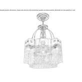Handmade brass chandelier Dourges