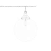 Ręcznie robiona szklana lampa wisząca Icuseni