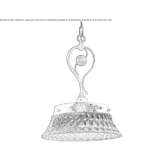 Ceramic hanging lamp Nohanent