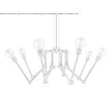 Brass rotating chandelier Ragnitz