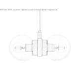 Pendant lamp Merana