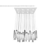 LED hanging lamp made of glass Stity