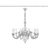 Brass chandelier Beuvry