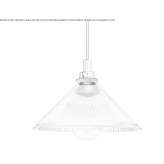 Handmade glass pendant lamp Cicero