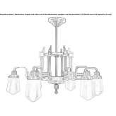 Handmade brass chandelier Huajimic