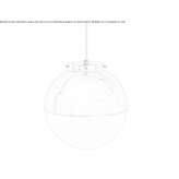 Pendant lamp Sageata