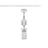 Handmade brass hanging lamp Essoyla