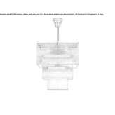 Brass and glass hanging lamp Lapwai