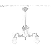 Handmade brass chandelier Huajimic