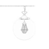 Ręcznie robiona lampa wisząca Calo